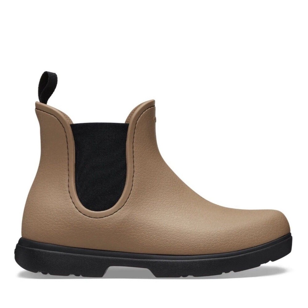 Crocs Dylan Chelsea Boot Stucco/Tan-Biege Women’s Size 9